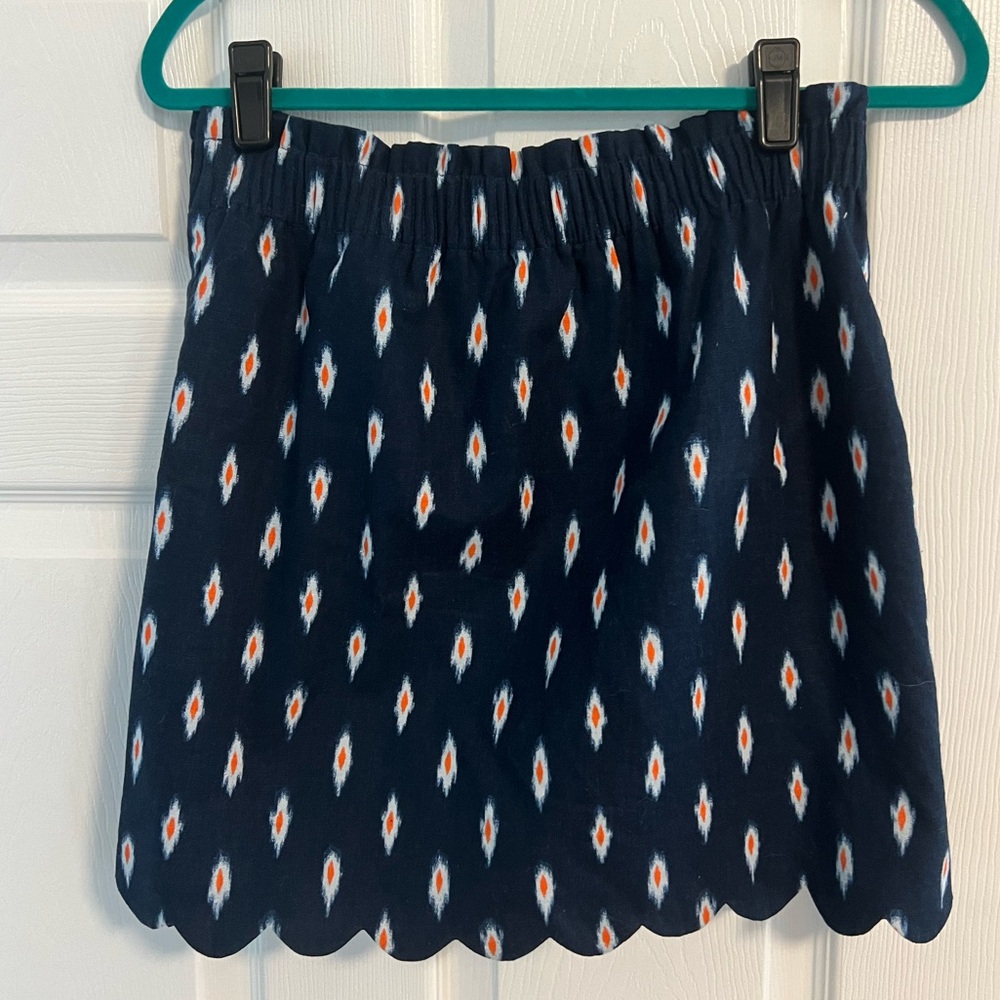 Navy blue jcrew skirt